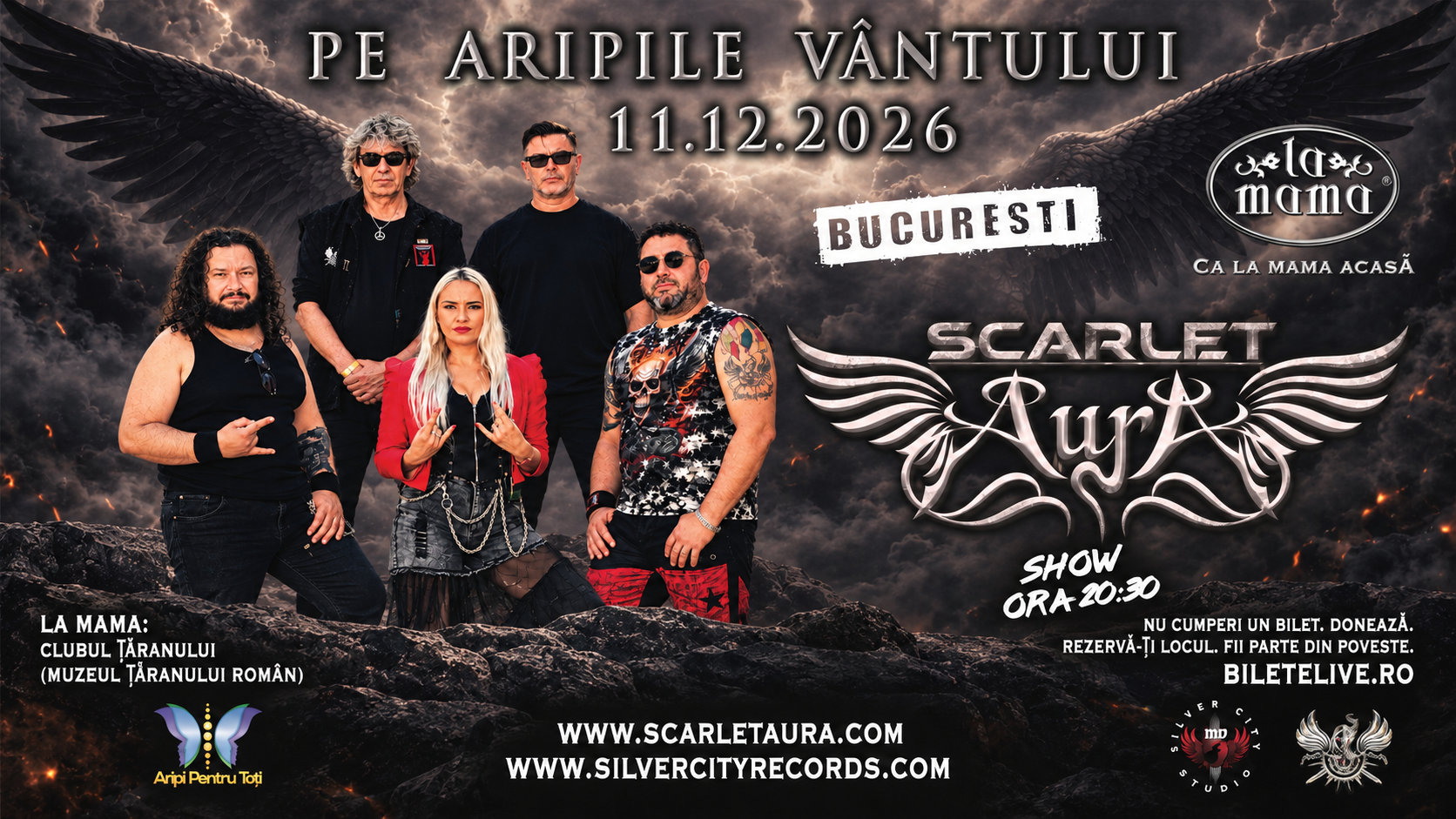Scarlet Aura "Pe aripile vântului" 2026